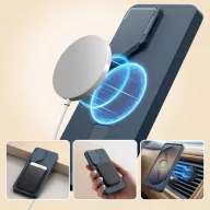   Tech-Protect Kevlar Aura Samsung Galaxy S26 Ultra tok kameravédelemmel, kitámasztóval, kék