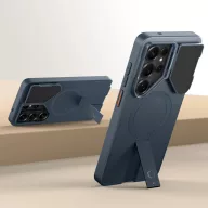   Tech-Protect Kevlar Aura Samsung Galaxy S26 Ultra tok kameravédelemmel, kitámasztóval, kék