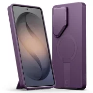   Tech-Protect Kevlar Aura Samsung Galaxy S26 Ultra tok kameravédelemmel, kitámasztóval, lila