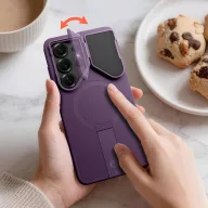   Tech-Protect Kevlar Aura Samsung Galaxy S26 Ultra tok kameravédelemmel, kitámasztóval, lila