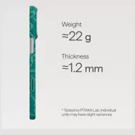   Pitaka Ultra-Slim Monogram Apple iPhone 18 Pro / 17 Pro hátlap tok, MagSafe, zöld