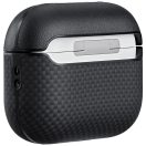 Pitaka Aramid Fiber Apple Airpods Pro 3 tok, fekete/szürke