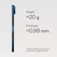   Pitaka Ultra-Slim Apple iPhone Air (2025) hátlap tok, MagSafe, kék