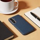 Kevlar Samsung Galaxy S26 MagSafe tok kameravédő peremmel, kék-ezüst