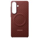 Samsung Carbon Magnet Samsung Galaxy S26 Plus gyári hátlap tok, Aramid, MagSafe, korall piros