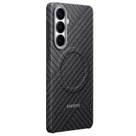   Samsung Carbon Magnet Samsung Galaxy S26 gyári hátlap tok, Aramid, MagSafe, szürke
