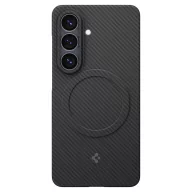   Spigen Airskin Aramid Mag Samsung Galaxy S26 tok, MagSafe, Aramid, fekete