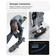   Spigen Airskin Aramid Mag Samsung Galaxy S26 tok, MagSafe, Aramid, fekete