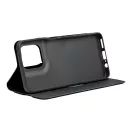 OBAL:ME SmoothTouch Motorola G57 Power mágneses flip tok kártyatartóval, fekete