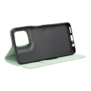 OBAL:ME SmoothTouch Motorola G57 Power mágneses flip tok kártyatartóval, zöld