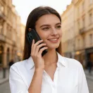 Tech-Protect Wallet Motorola G57 Power flip / kinyitható tok, fekete
