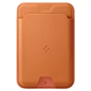 Spigen Valentinus Apple iPhone Magsafe kártyatartó, MagSafe, Metallic Orange, narancs (3db kártyához)