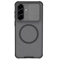   Nillkin CamShield PRO Magnetic Hard Samsung Galaxy A57 műanyag hátlap tok, MagSafe, átlátszó-fekete