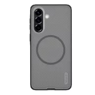   Nillkin Super Frosted PRO Magnetic Samsung Galaxy A57 mágneses műanyag hátlap tok, átlátszó-fekete