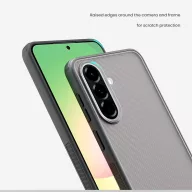   Nillkin Super Frosted PRO Samsung Galaxy A37 műanyag hátlap tok, átlátszó-fekete