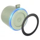 Hoco HC49 bluetooth hangszóró beépített világítással, telefonra rögzíthető, mágneses, 8W, zöld