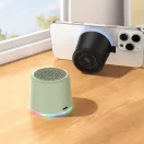 Hoco HC49 bluetooth hangszóró beépített világítással, telefonra rögzíthető, mágneses, 8W, zöld