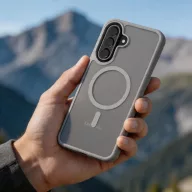   Tech-Protect Magmat Samsung Galaxy A57 hátlap tok, MagSafe, Matt, szürke