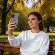   Tech-Protect Magmat Samsung Galaxy A57 hátlap tok, MagSafe, Matt, szürke