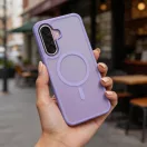 Tech-Protect Magmat Samsung Galaxy A57 hátlap tok, MagSafe, Matt, lila