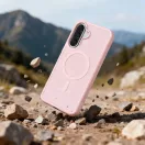 Tech-Protect Magmat Samsung Galaxy A37 hátlap tok, MagSafe, Matt, rózsaszín