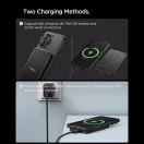 Spigen EA2205MQ Essential Powerbank / külső akkumulátor, mágneses, MagSafe, kompakt, 5000mAh, 22.5W, Qi2, fekete