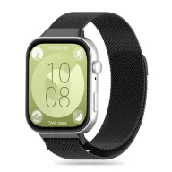   Tech-Protect Huawei Watch Fit 3 / 4 / 4 Pro milánói szíj, fekete
