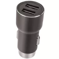   Autós töltő, Szivargyújtós töltő, 5V / 3.1A, 2 x USB aljzat, Forever, szürke, CC-04
