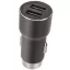 Autós töltő, Szivargyújtós töltő, 5V / 3.1A, 2 x USB aljzat, Forever, szürke, CC-04