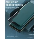 Huawei P20 Lite, Oldalra nyíló tok, stand, hívás mutatóval, Wooze FashionBook, sárga