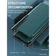   Huawei P20 Lite, Oldalra nyíló tok, stand, hívás mutatóval, Wooze FashionBook, sárga