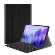   Samsung Galaxy Tab A7 Lite 8.7 SM-T220 / T225, Bluetooth billentyűzetes, mappa tok, billentyűzet világítás, mágneses rögzítés, Wooze Illuminated, fekete