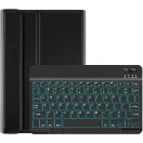 Samsung Galaxy Tab A7 Lite 8.7 SM-T220 / T225, Bluetooth billentyűzetes, mappa tok, billentyűzet világítás, mágneses rögzítés, Wooze Illuminated, fekete