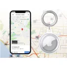 Apple AirTag szilikon tok, karabíner, Wooze AirTag Bubble, átlátszó/zöld