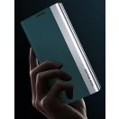 Xiaomi Mi 11 Pro, Oldalra nyíló tok, stand, Wooze Silver Line, fekete