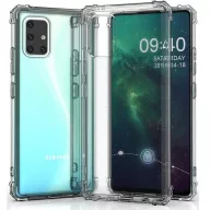   Huawei Honor 9X Lite, Szilikon tok, légpárnás sarok, Wooze Silicone Armor, átlátszó
