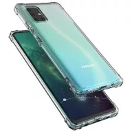   Huawei Mate 30 Lite, Szilikon tok, légpárnás sarok, Wooze Silicone Armor, átlátszó
