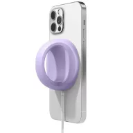   Magsafe töltőpad tartó, szilikon, asztali tartó funkció, ujjtámasz, Magsafe töltőkkel kompatibilis, Wooze Handrail Holder, lila