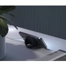 Magsafe töltőpad tartó, szilikon, asztali tartó funkció, ujjtámasz, Magsafe töltőkkel kompatibilis, Wooze Handrail Holder, lila