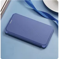   Samsung Galaxy S21 Plus 5G SM-G996, Oldalra nyíló tok, stand, Dux Ducis Skin X New, kék