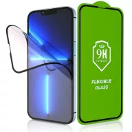   Samsung Galaxy A52 / A52 5G / A52s 5G SM-A525F / A526B / A528B, Kijelzővédő fólia, ütésálló fólia, Tempered Glass (edzett üveg), 5D, Full Glue, Nano Flexi Glass, fekete