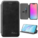 Apple iPhone 11 Pro Max, Oldalra nyíló tok, stand, Wooze Protect And Dress Book, fekete