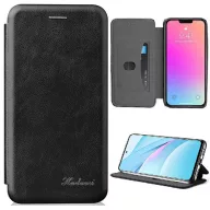   Apple iPhone 11 Pro Max, Oldalra nyíló tok, stand, Wooze Protect And Dress Book, fekete