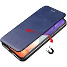 Apple iPhone 12 Pro Max, Oldalra nyíló tok, stand, Wooze Protect And Dress Book, vörösarany