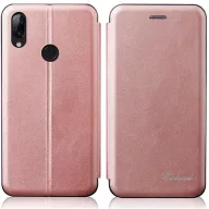   Huawei P Smart (2020), Oldalra nyíló tok, stand, Wooze Protect And Dress Book, vörösarany