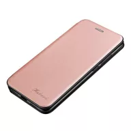   Huawei P Smart (2020), Oldalra nyíló tok, stand, Wooze Protect And Dress Book, vörösarany
