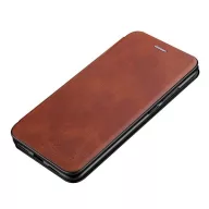   Samsung Galaxy S20 Ultra 5G SM-G988, Oldalra nyíló tok, stand, Wooze Protect And Dress Book, barna