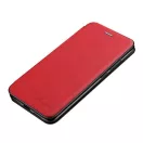 Samsung Galaxy S21 Plus 5G SM-G996, Oldalra nyíló tok, stand, Wooze Protect And Dress Book, piros