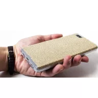   Xiaomi Redmi Note 10 5G / Poco M3 Pro 5G, Szilikon tok, csillogó, Forcell Shining, arany