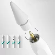 Tech-Protect Apple Pencil Stylus hegyek, fehér (4db)